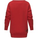 Marikoo Setsukoo Damen Sweatshirt Oversize Pullover B566 Rot Größe XXL - Gr. 44