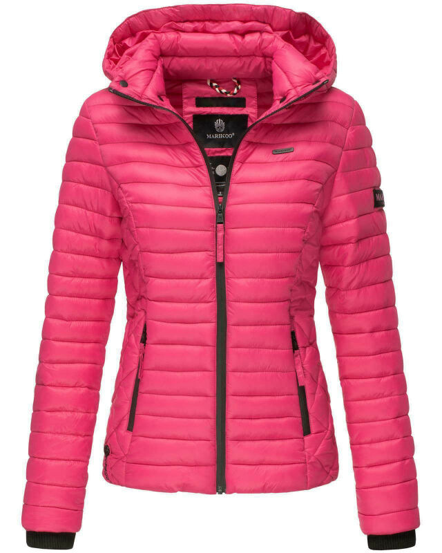 Marikoo Samtpfote leichte Damen Steppjacke B600 Pink Größe XS - Gr. 34