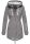 Marikoo Zimtzicke Damen Outdoor Softshell Jacke lang  B614 Grau Größe S - Gr. 36