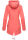 Marikoo Zimtzicke Damen Outdoor Softshell Jacke lang  B614 Coral Größe S - Gr. 36