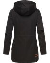 Marikoo Nyokoo leichte Damen Übergangs Jacke mit Kapuze B690  Schwarz Größe XL - Gr. 42