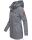Marikoo Nyokoo leichte Damen Übergangs Jacke mit Kapuze B690  Dunkelgrau Größe M - Gr. 38