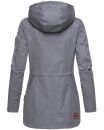 Marikoo Nyokoo leichte Damen Übergangs Jacke mit Kapuze B690  Dunkelgrau Größe XXL - Gr. 44