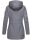 Marikoo Nyokoo leichte Damen Übergangs Jacke mit Kapuze B690  Dunkelgrau Größe XXL - Gr. 44