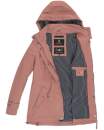 Marikoo Nyokoo leichte Damen Übergangs Jacke mit Kapuze B690  Rosa Größe XS - Gr. 34