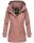 Marikoo Nyokoo leichte Damen Übergangs Jacke mit Kapuze B690  Rosa Größe S - Gr. 36