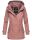 Marikoo Nyokoo leichte Damen Übergangs Jacke mit Kapuze B690  Rosa Größe L - Gr. 40