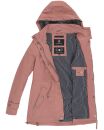 Marikoo Nyokoo leichte Damen Übergangs Jacke mit Kapuze B690  Rosa Größe XXL - Gr. 44
