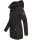 Marikoo Nyokoo leichte Damen Übergangs Jacke mit Kapuze B690  Schwarz Muster Größe L - Gr. 40