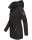 Marikoo Nyokoo leichte Damen Übergangs Jacke mit Kapuze B690  Schwarz Muster Größe XL - Gr. 42