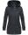 Marikoo Nyokoo leichte Damen Übergangs Jacke mit Kapuze B690  Navy Muster Größe XS - Gr. 34