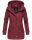 Marikoo Nyokoo leichte Damen Übergangs Jacke mit Kapuze B690  Bordeaux Muster Größe XS - Gr. 34