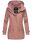 Marikoo Nyokoo leichte Damen Übergangs Jacke mit Kapuze B690  Rosa Muster Größe XS - Gr. 34