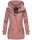 Marikoo Nyokoo leichte Damen Übergangs Jacke mit Kapuze B690  Rosa Muster Größe M - Gr. 38