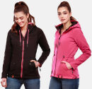Marikoo Chuu leichte 2 in 1 Outdoor Damen Wendejacke mit Kapuze B691