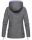 Marikoo Chuu leichte 2 in 1 Outdoor Damen Wendejacke mit Kapuze B691 Anthrazit Größe XS - Gr. 34