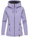 Marikoo Chuu leichte 2 in 1 Outdoor Damen Wendejacke mit Kapuze B691 Anthrazit Größe L - Gr. 40