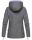 Marikoo Chuu leichte 2 in 1 Outdoor Damen Wendejacke mit Kapuze B691 Anthrazit Größe L - Gr. 40