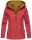 Marikoo Chuu leichte 2 in 1 Outdoor Damen Wendejacke mit Kapuze B691 Rot Größe XS - Gr. 34