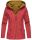 Marikoo Chuu leichte 2 in 1 Outdoor Damen Wendejacke mit Kapuze B691 Rot Größe S - Gr. 36