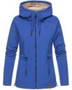 Marikoo Chuu leichte 2 in 1 Outdoor Damen Wendejacke mit Kapuze B691 Beige Größe XS - Gr. 34