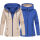 Marikoo Chuu leichte 2 in 1 Outdoor Damen Wendejacke mit Kapuze B691 Beige Größe XS - Gr. 34