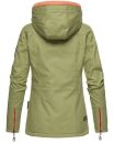 Marikoo Chuu leichte 2 in 1 Outdoor Damen Wendejacke mit Kapuze B691 Grün Größe XS - Gr. 34