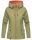 Marikoo Chuu leichte 2 in 1 Outdoor Damen Wendejacke mit Kapuze B691 Grün Größe L - Gr. 40
