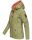 Marikoo Chuu leichte 2 in 1 Outdoor Damen Wendejacke mit Kapuze B691 Grün Größe L - Gr. 40