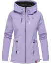 Marikoo Chuu leichte 2 in 1 Outdoor Damen Wendejacke mit Kapuze B691 Schwarz Muster Größe S - Gr. 36