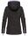 Marikoo Chuu leichte 2 in 1 Outdoor Damen Wendejacke mit Kapuze B691 Schwarz Muster Größe S - Gr. 36