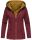 Marikoo Chuu leichte 2 in 1 Outdoor Damen Wendejacke mit Kapuze B691 Bordeaux Muster Größe XS - Gr. 34