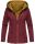 Marikoo Chuu leichte 2 in 1 Outdoor Damen Wendejacke mit Kapuze B691 Bordeaux Muster Größe XS - Gr. 34