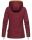 Marikoo Chuu leichte 2 in 1 Outdoor Damen Wendejacke mit Kapuze B691 Bordeaux Muster Größe XS - Gr. 34