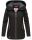 Navahoo Wekoo Damen Übergangs Jacke mit Kapuze B692 Schwarz  Größe XL - Gr. 42