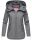 Navahoo Wekoo Damen Übergangs Jacke mit Kapuze B692 Anthrazit Größe M - Gr. 38