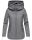 Navahoo Wekoo Damen Übergangs Jacke mit Kapuze B692 Anthrazit Größe XL - Gr. 42