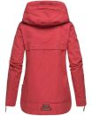 Navahoo Wekoo Damen Übergangs Jacke mit Kapuze B692 Rot Größe XS - Gr. 34