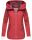 Navahoo Wekoo Damen Übergangs Jacke mit Kapuze B692 Rot Größe XS - Gr. 34