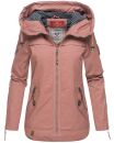 Navahoo Wekoo Damen Übergangs Jacke mit Kapuze B692 Rosa Größe XS - Gr. 34