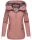 Navahoo Wekoo Damen Übergangs Jacke mit Kapuze B692 Rosa Größe L - Gr. 40