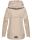 Navahoo Wekoo Damen Übergangs Jacke mit Kapuze B692 Beige Größe XS - Gr. 34