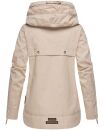 Navahoo Wekoo Damen Übergangs Jacke mit Kapuze B692 Beige Größe L - Gr. 40
