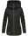 Navahoo Wekoo Damen Übergangs Jacke mit Kapuze B692 Schwarz Muster Größe XS - Gr. 34