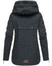 Navahoo Wekoo Damen Übergangs Jacke mit Kapuze B692 Navy Muster Größe S - Gr. 36