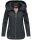 Navahoo Wekoo Damen Übergangs Jacke mit Kapuze B692 Navy Muster Größe S - Gr. 36