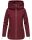 Navahoo Wekoo Damen Übergangs Jacke mit Kapuze B692 Bordeaux Muster Größe S - Gr. 36