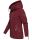 Navahoo Wekoo Damen Übergangs Jacke mit Kapuze B692 Bordeaux Muster Größe S - Gr. 36