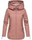 Navahoo Wekoo Damen Übergangs Jacke mit Kapuze B692 Rosa Muster Größe XS - Gr. 34
