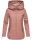 Navahoo Wekoo Damen Übergangs Jacke mit Kapuze B692 Rosa Muster Größe XS - Gr. 34